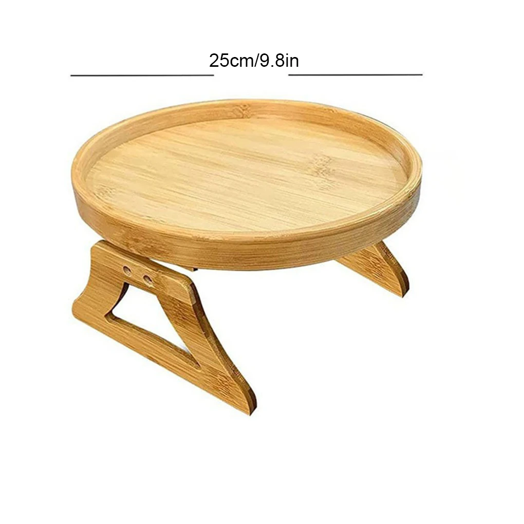 Arm Clip Table Portable Couch Cup Holder Sofa Arm Tray Couch Armrest Tray for Snacks Drinks Remote Control Coffee
