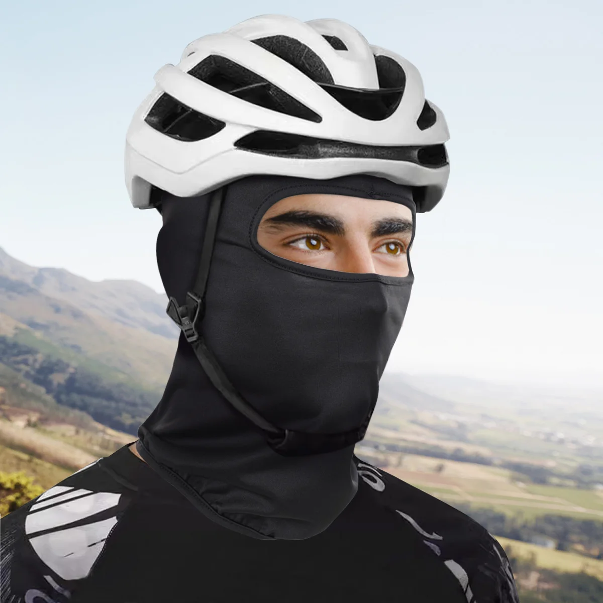Motorcycle Balaclava Quick-drying Full Face Mask Anti-UV Motocross Motobike Racing Helmet Liner Windproof Scarf MTB Headgear Men balaclava mask