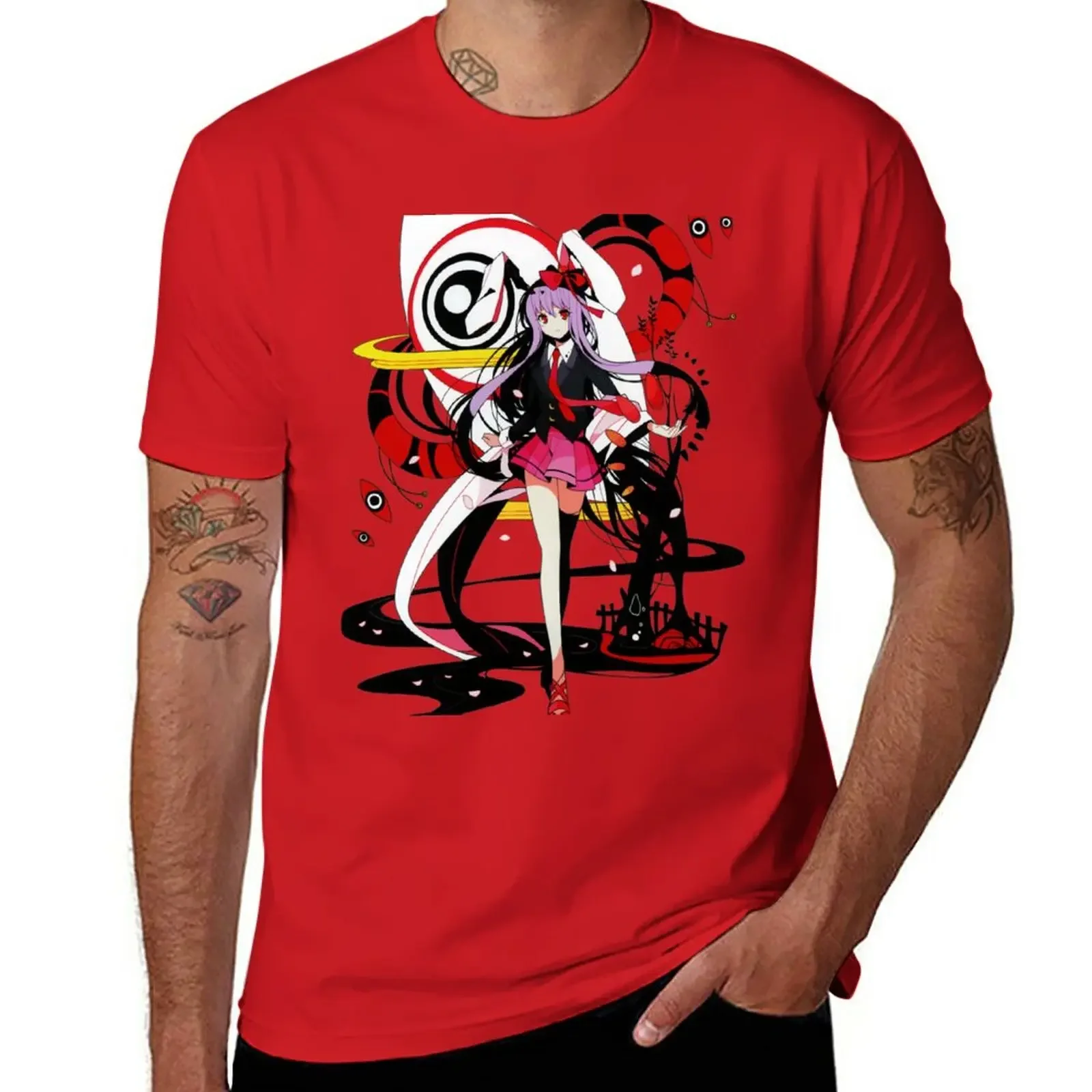 

Touhou Project - Reisen Udongein Inaba T-Shirt animal prinfor boys heavyweights customs summer tops plain black t shirts men