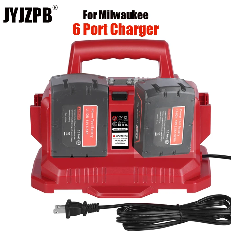 Milwaukee 6 Port Fast Charger for M18 Battery