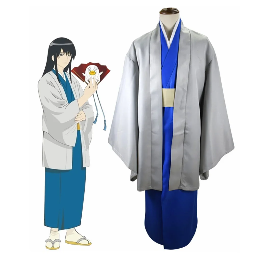 

Unisex Anime Cos GINTAMA Katsura Kotarou Cosplay Costumes Outfit Halloween Christmas Uniform Suits