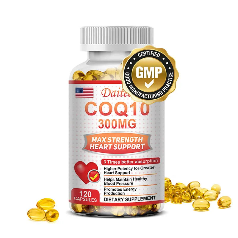 

Daitea COQ10 300 мг-поддерживает основное функциональное здоровье и производство энергии, иммунная поддержка, 120 вегетарианских капсул
