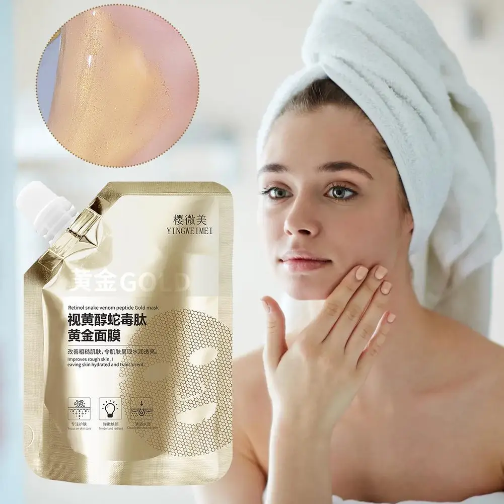 100g Retinol Snake Venom Peptide Gold Mask Moisturizing Skin Care Clear 100g-retinol-snake-venom-peptide-gold-mask-moisturizing-skin-care-clear