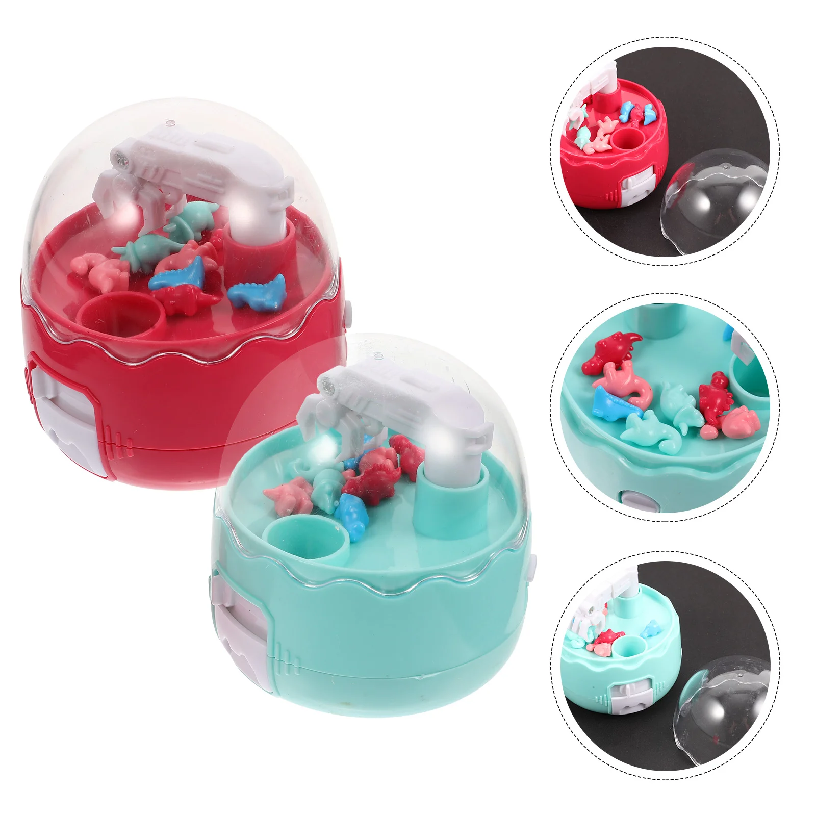 

2 Pcs Mini Claw Machine Grab Toy for Kids Children’s Toys Interactive Childrens Favor Small Funny