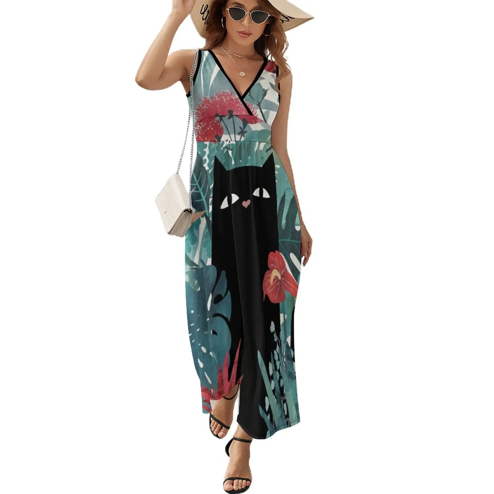

Popoki Sleeveless Dress Women's evening dress Dance dresses Dress women