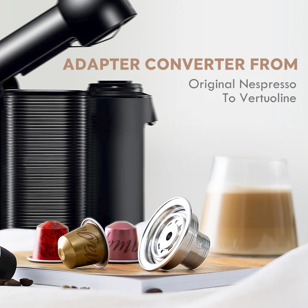 Stainless Steel Adapter Converter For Nespresso Vertuoline Beville/plus