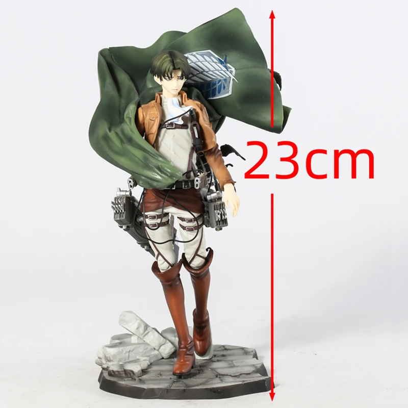 Attack on Titan Anime Figure Eren Jaeger Rival Ackerman Shingeki no Kyojin  Collection Figurine