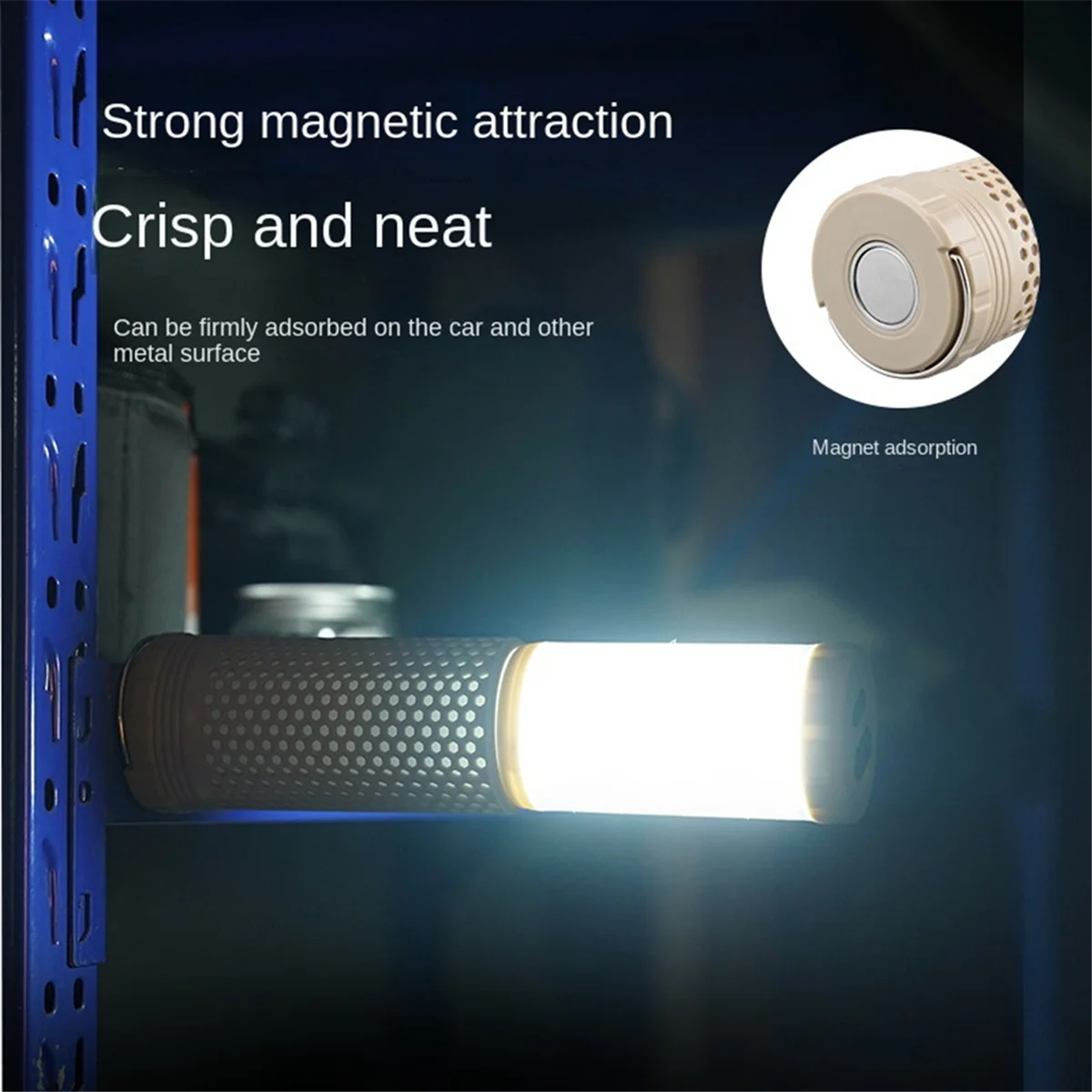 BAAU Telescopic Camping Light Rechargeable LED Telescopic Lantern LED Lantern Tent Light for Camping Fishing Hiking