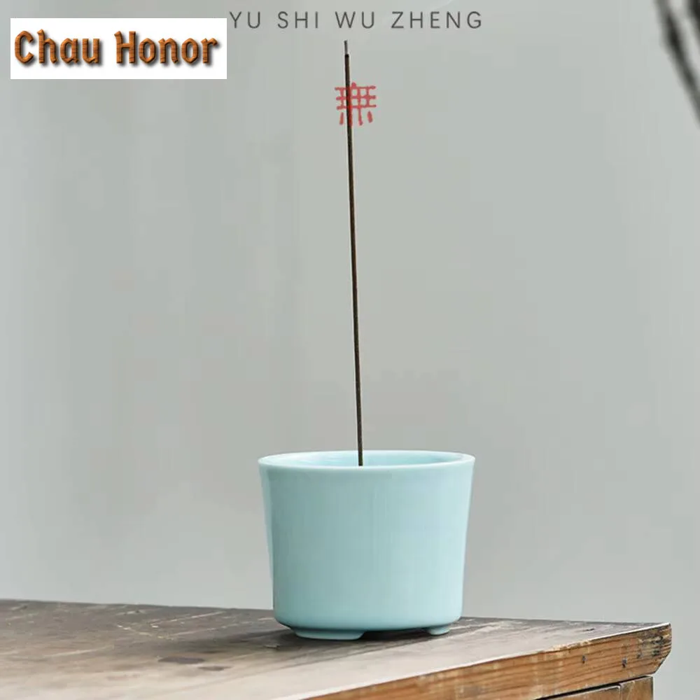 Scholar Celadon Thread Incense Insert Incense Holder Aesthetic Diffuser Mosquito Coil Holder Smell Distributor Cha Ornaments