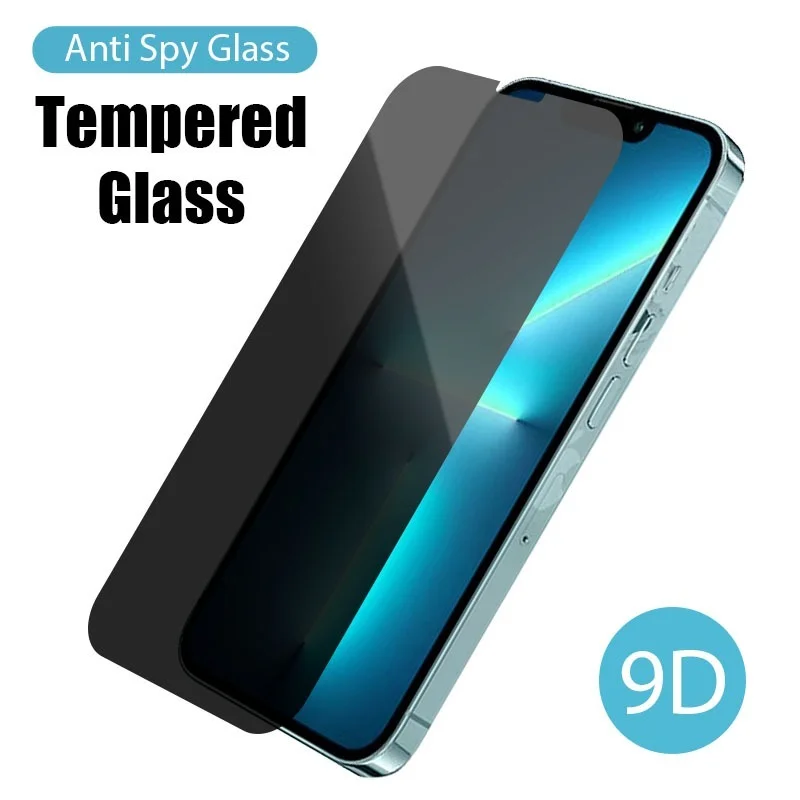 

Anti-spy Glass for iPhone SE 2020 6 6S 7 8 Plus XR X XS Privacy Screen Protector for iPhone 11 12 13 Pro Max Tempered Glass