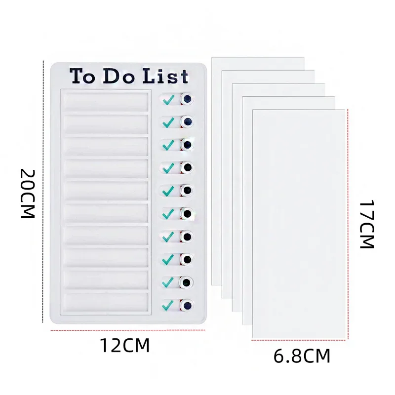 Note Card Device Schedule Organization Note Card Punch Card Device For Notes Daily Task Planning Portable Memo Checklist Elderly Child Note Board