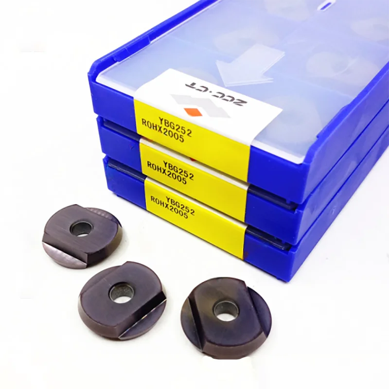 ZCC CT Original ROHX1203 YBG202 YBG252 Milling Inserts ROHX