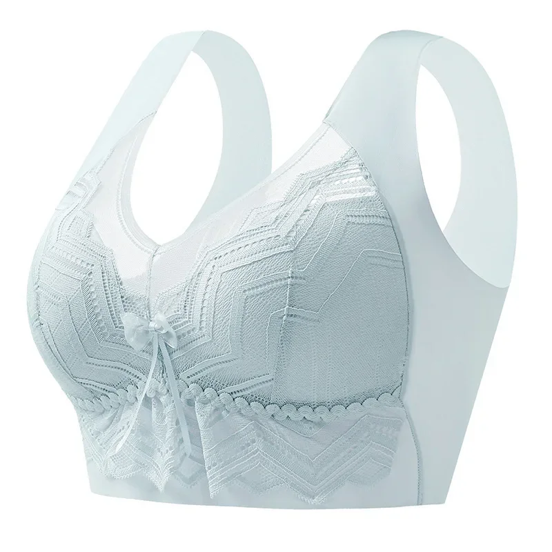 

The New Lace Seamless Underwire Seamless Top Support Bra For Women Comfortably Hold Together Anti-slip And Secure All-in-one Bra