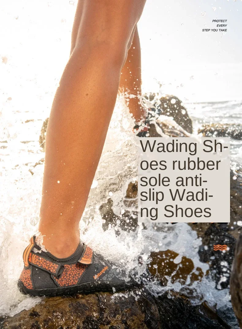 Naturehike Outdoor Schnelltrocknende Strand-Wasserschuhe für Herren und Damen, 1 Paar, zum Schwimmen, Aqua-Schuhe, neu, barfuß, atmungsaktiv, zum Wandern, rutschfest – Detail 1