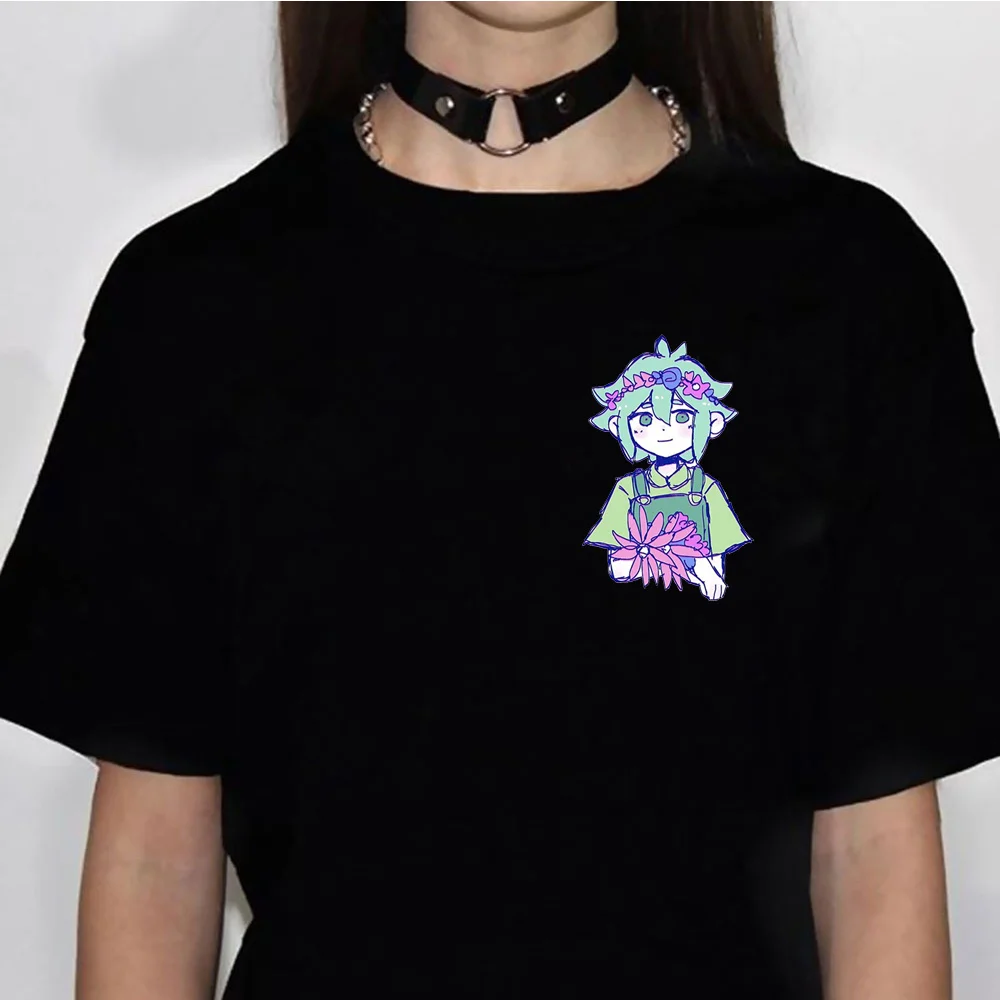 Omori Tee women summer streetwear graphic t shirt female