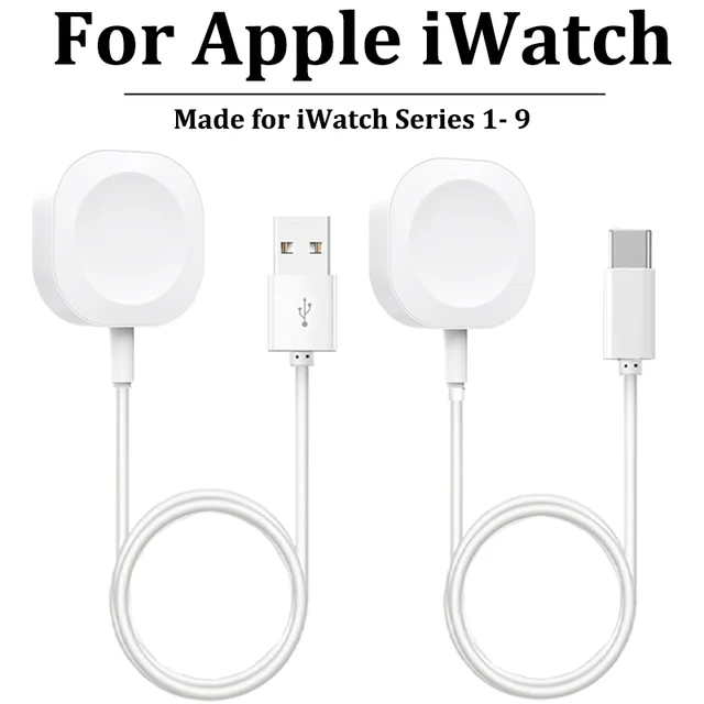 Nouveau chargeur magnétique sans fil pour Apple Watch série 9 8 7 6 5 4 SE câble de charge rapide USB Type C pour iWatch série 6 3 5 3 2 1 1