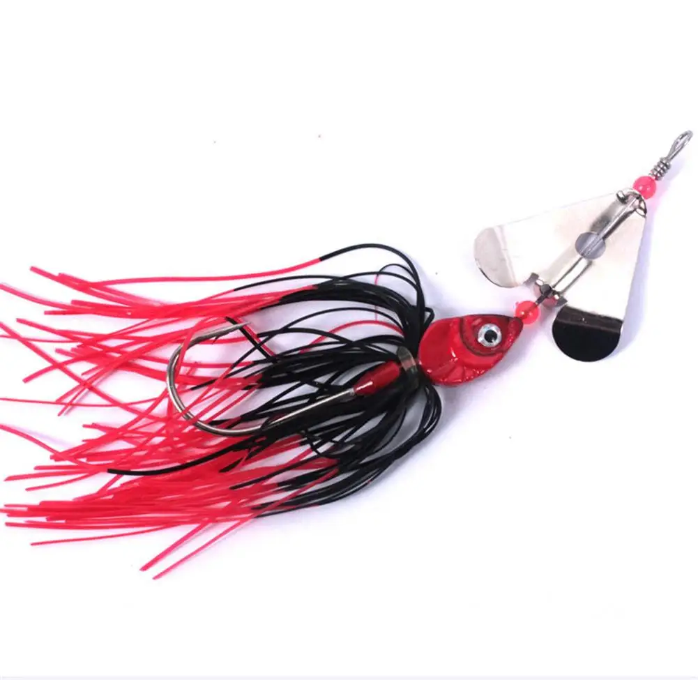 Fishing Lure Set Spinner Bait With Bead Sequin Beard Pike Fishing Tackle  Rubber Jig Hard Bait Spinnerbait Spinning Lures