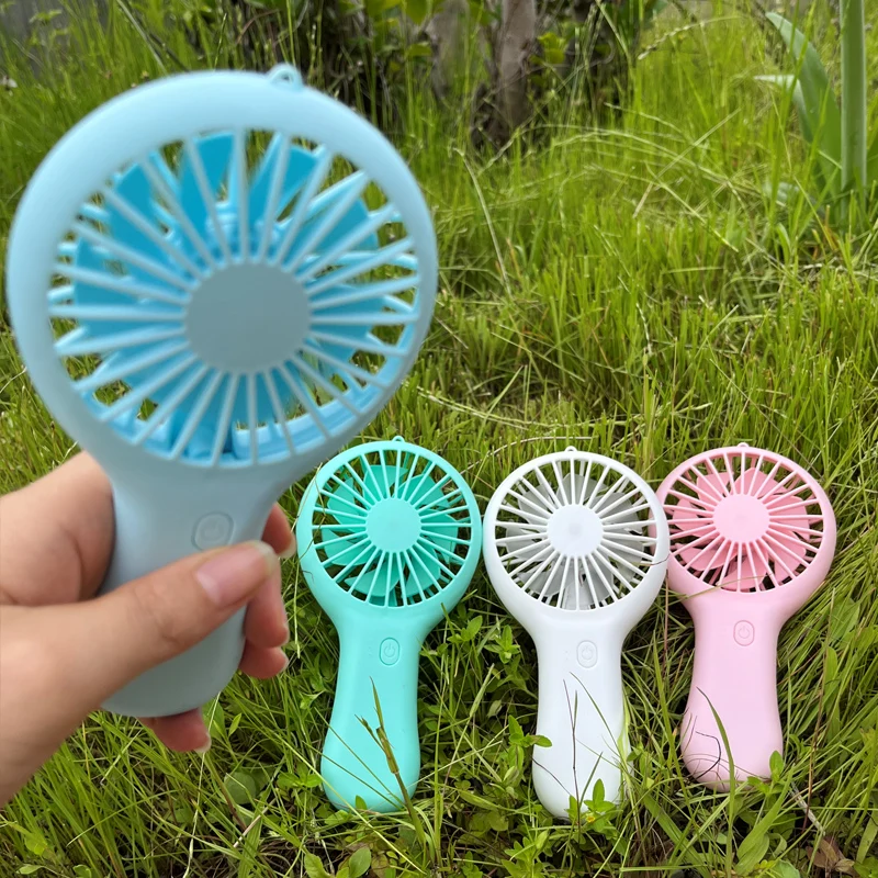 10pcs Handheld Fan Rechargeable Portable Home Office Desktop Wireless