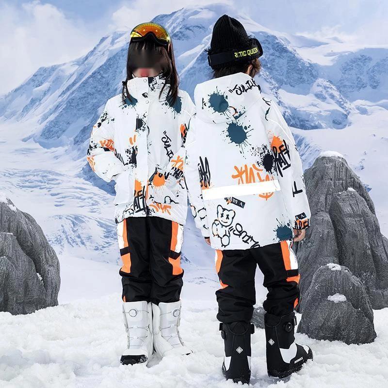 mechanisch Scenario vrek Kinderen Skipak Voor Jongens En Meisjes Outdoor Waterdicht Warm Verdikte  Snowboard Dubbele Ski Jas En Broek Set Winter sport| | - AliExpress