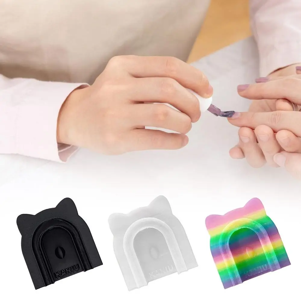 New Anti-slip Nail Finger Separator Reusable Anti-dirt 5D Nail DIY Tool Portable Nail Art Finger Holder Cat Eye Auxiliary Tools