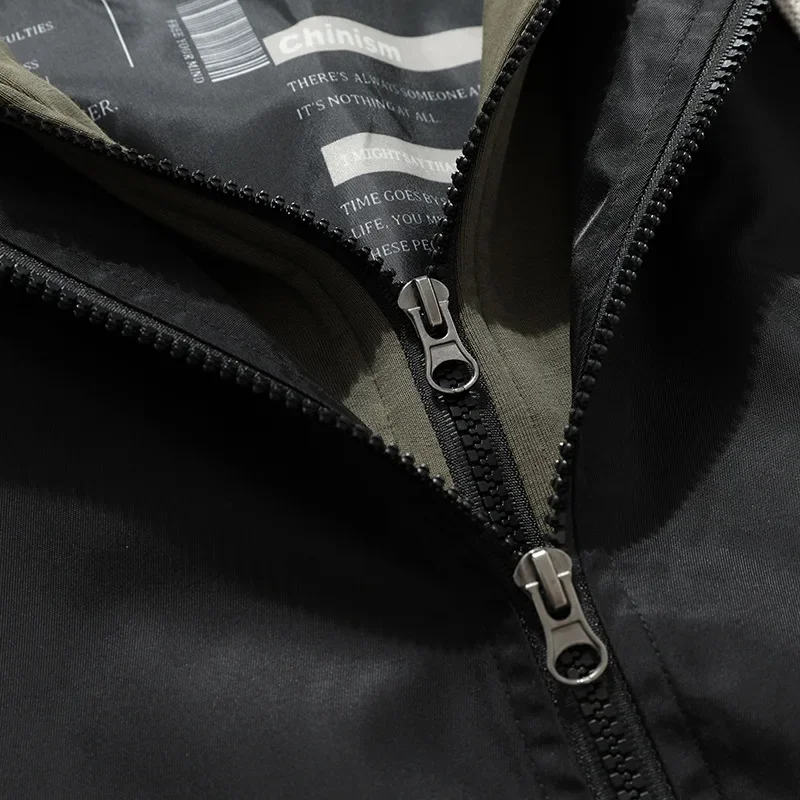 Casual coat men spring autumn 2023 new large size cargo jacket