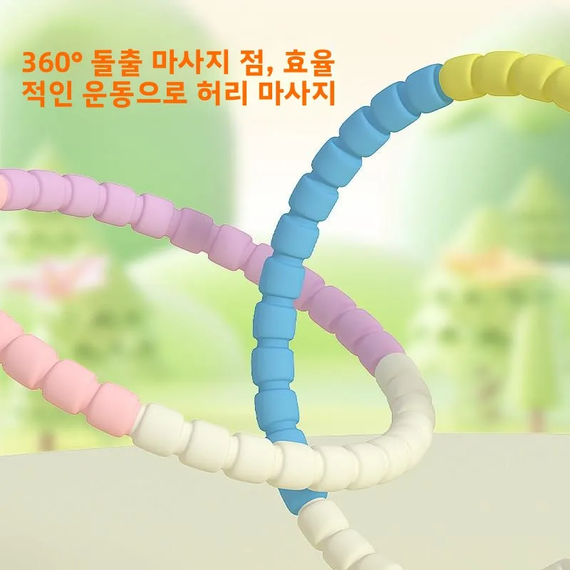 두꺼운 헤비듀티 훌라후프 어린이용 유치원 특수용 초등학교 초보자용 허리 안전 어린이 피트니스 장비