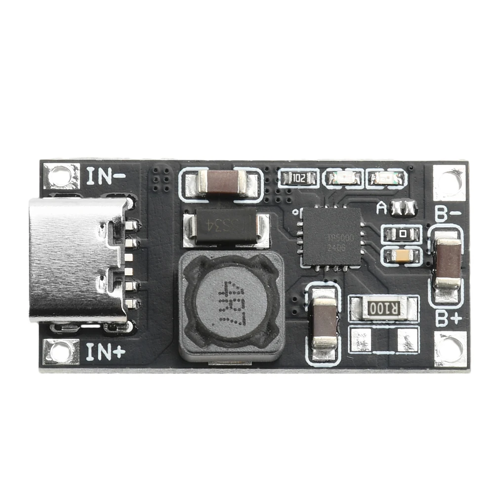 【Factory-direct】 TP5000 4.2V/3.6V 1A Li-ion Charging Board Type C Interface DC 4.5-9V to 4.2V/3.6V Step Down Charger Module.