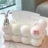 Cloud Tissue Box Minimalist Bubble Tissue Holder Creative Cotton Candy Tissue Cover Living Room Decor 3