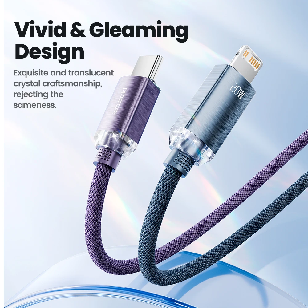 Enhanced Title:  
Toocki Fast Charging USB C to Lightning Cable