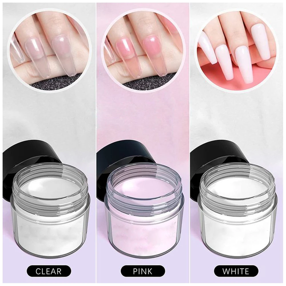 Empty Jars Bottles to Package your Acrylic Dipping Powders, Nail Polishes,  UV gels