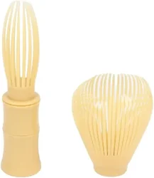 Resin Matcha Green Tea Whisk - Reusable & Dishwasher Safe ( Light Yellow)