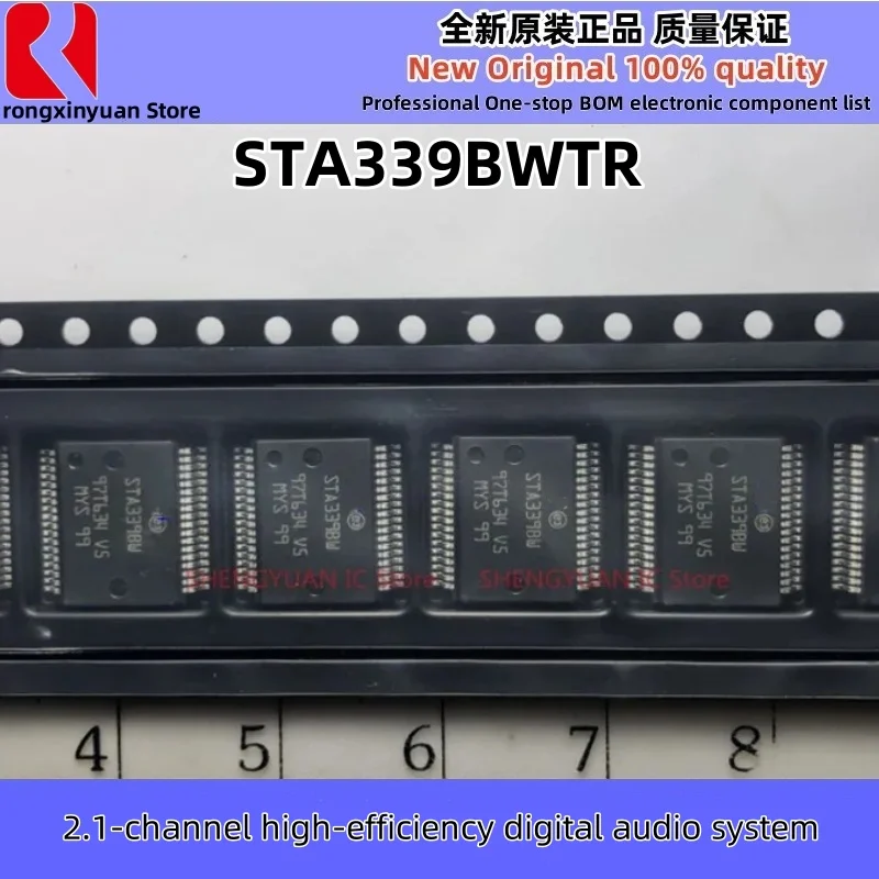 

5pcs STA339BWTR STA339BW SSOP-36 STA339 2.1-channel high-efficiency digital audio system 100% new imported original 100% quality