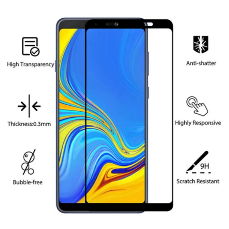 Premium 2-Pack Tempered Glass Screen Protectors with Full Coverage Safety Feature