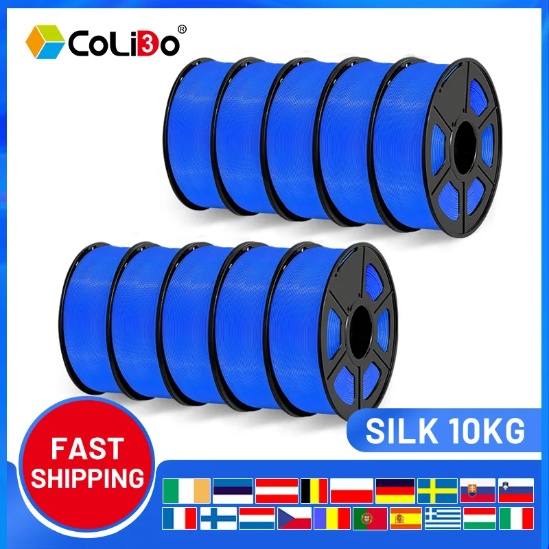 Фото Филамент CoLiDo PETG для 3D-принтера, 10 кг, 1,75 мм, материалы для 3d-печати для принтера Ender & All FDM №1