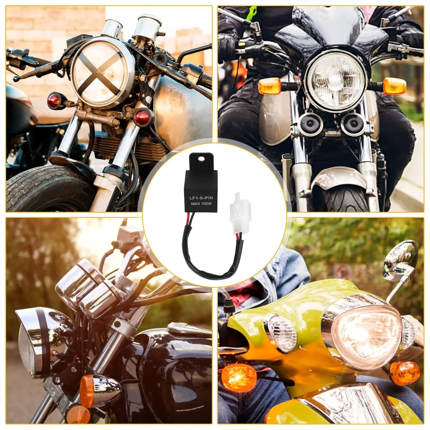 Relais Clignotant LED Pour Moto Compatible Avec R1 R6 FZ1