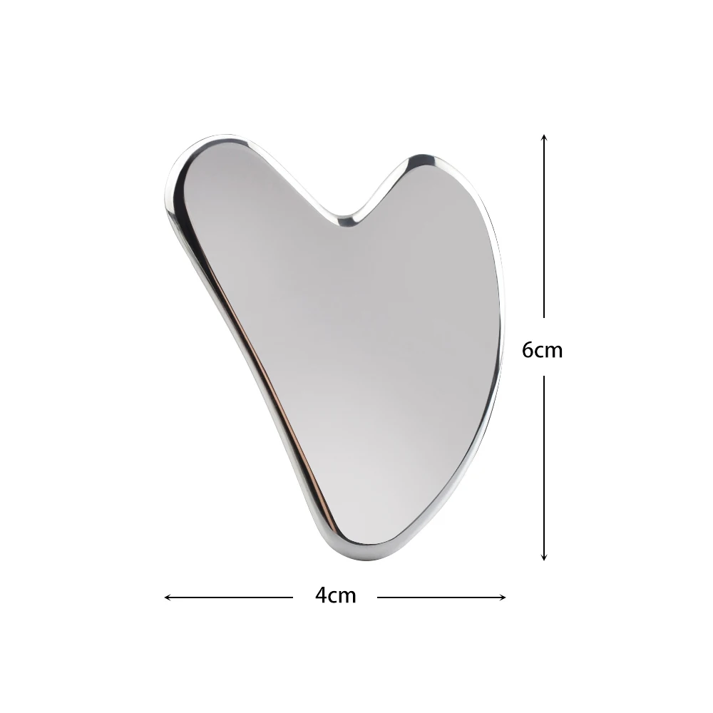 Stainless Steel Skin Scraping Face Massage Skincare Tool Guasha Scraper Lifting Anti Wrinkle Gua Sha Body Neck Care Massager 6