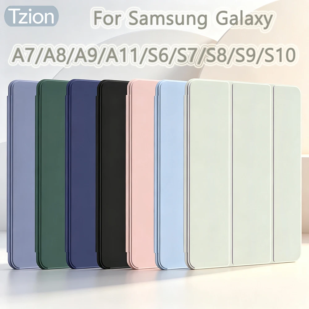Premium Flip Stand Cover - Soft Silicone Case