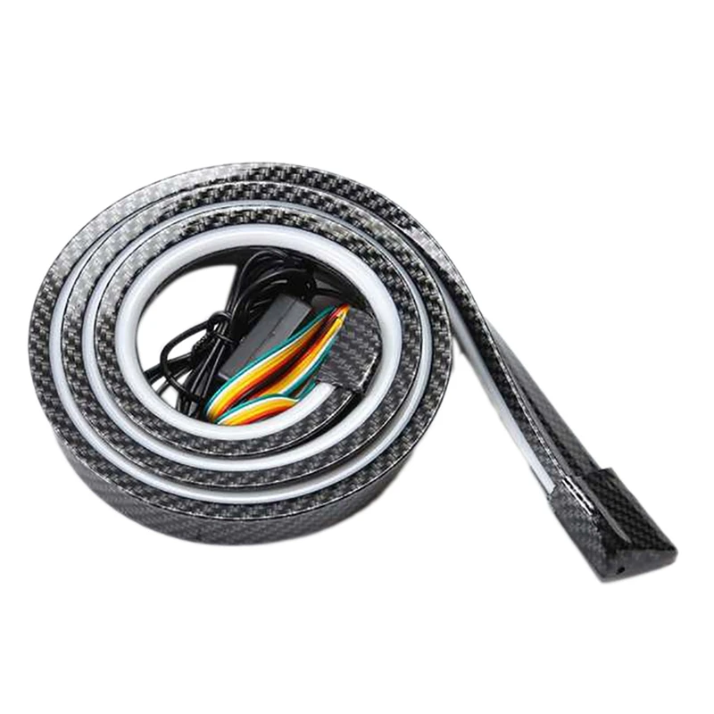 

Задний спойлер из углеродного волокна для автомобиля, 12 В, 120 см