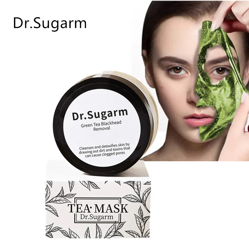 50g Green Tea Mask Nose Blackhead Remover Mask Shrink Pore Peeling Acne