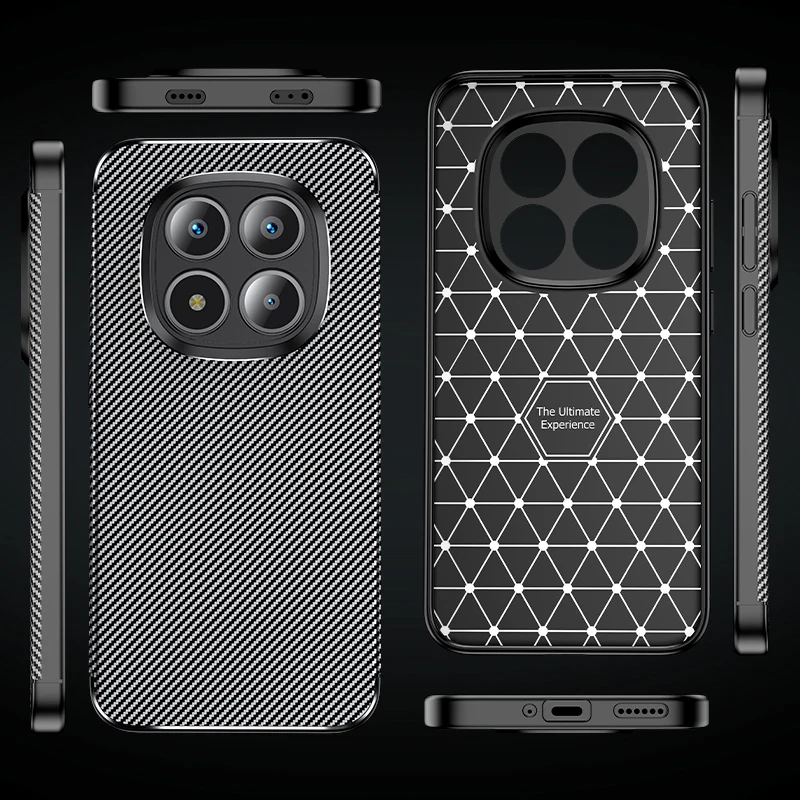 Luxury Business Carbon Fiber Texture Shockproof Phone Case
