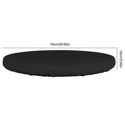 Waterproof Outdoor Round Table Cover - Durable Oxford Fabric Patio Furniture Protection (2)