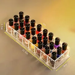 Acrylic Cosmetic Makeup Brush Holder and Organizer Box (Long 8 grids)