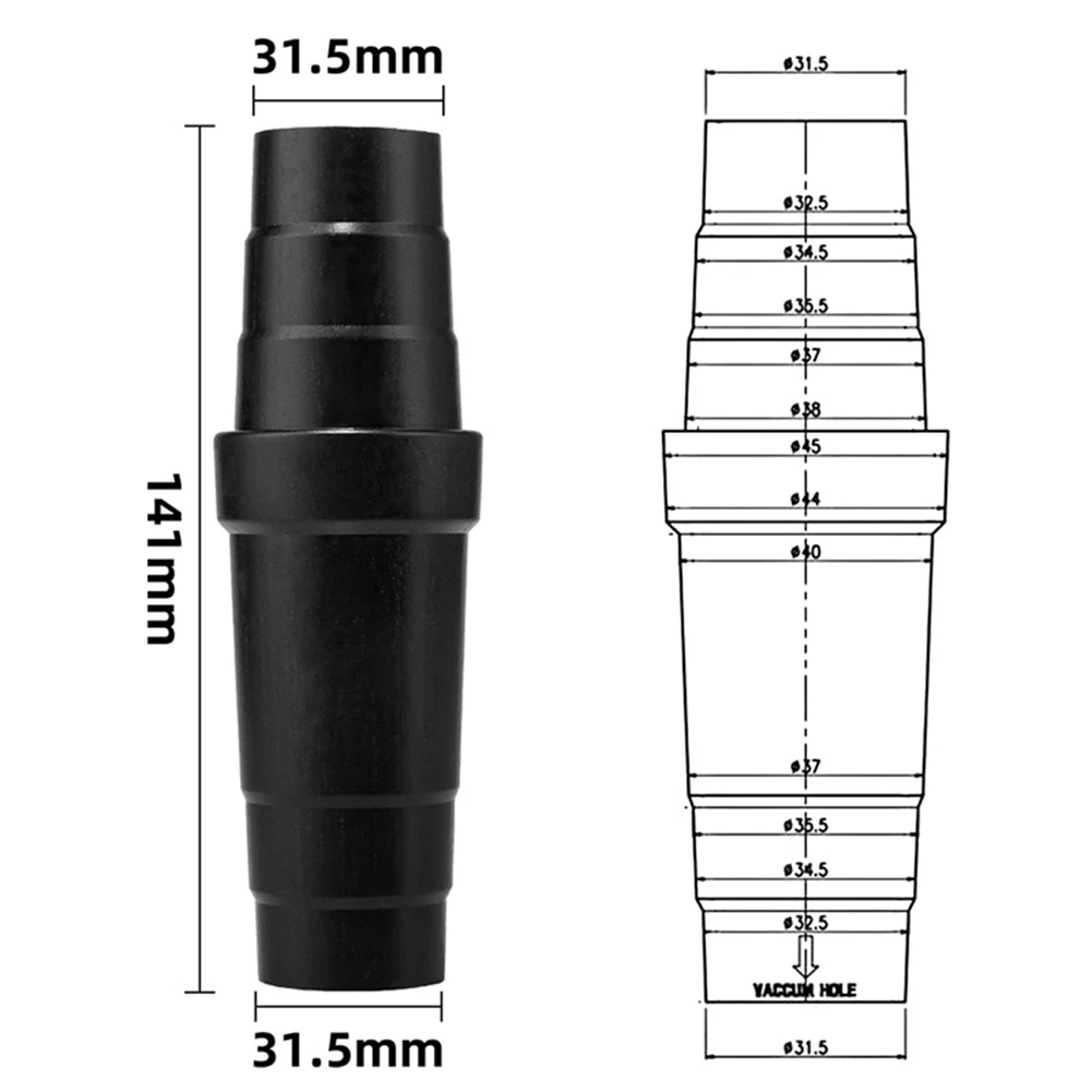 Vacuum Cleaner Adapters 31.5mm Universal Power Tool/Sander Dust Extraction Hose Connector 1/3PCS
