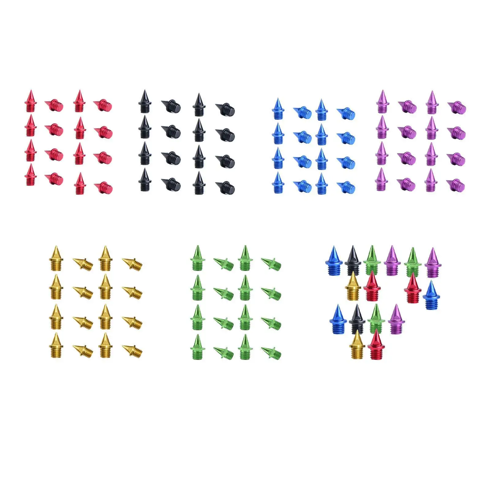 Description Picture 3 of item16Pcs Track Spikes Sturdy Metal Track and Field Running Spikes for Trekking Short Distance Running Jogging Competition Sports