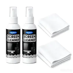 KineShineX Premium Screen Cleaner - Effortlessly Removes Oil and Stains for a Crystal - Clear Display (2 sets)