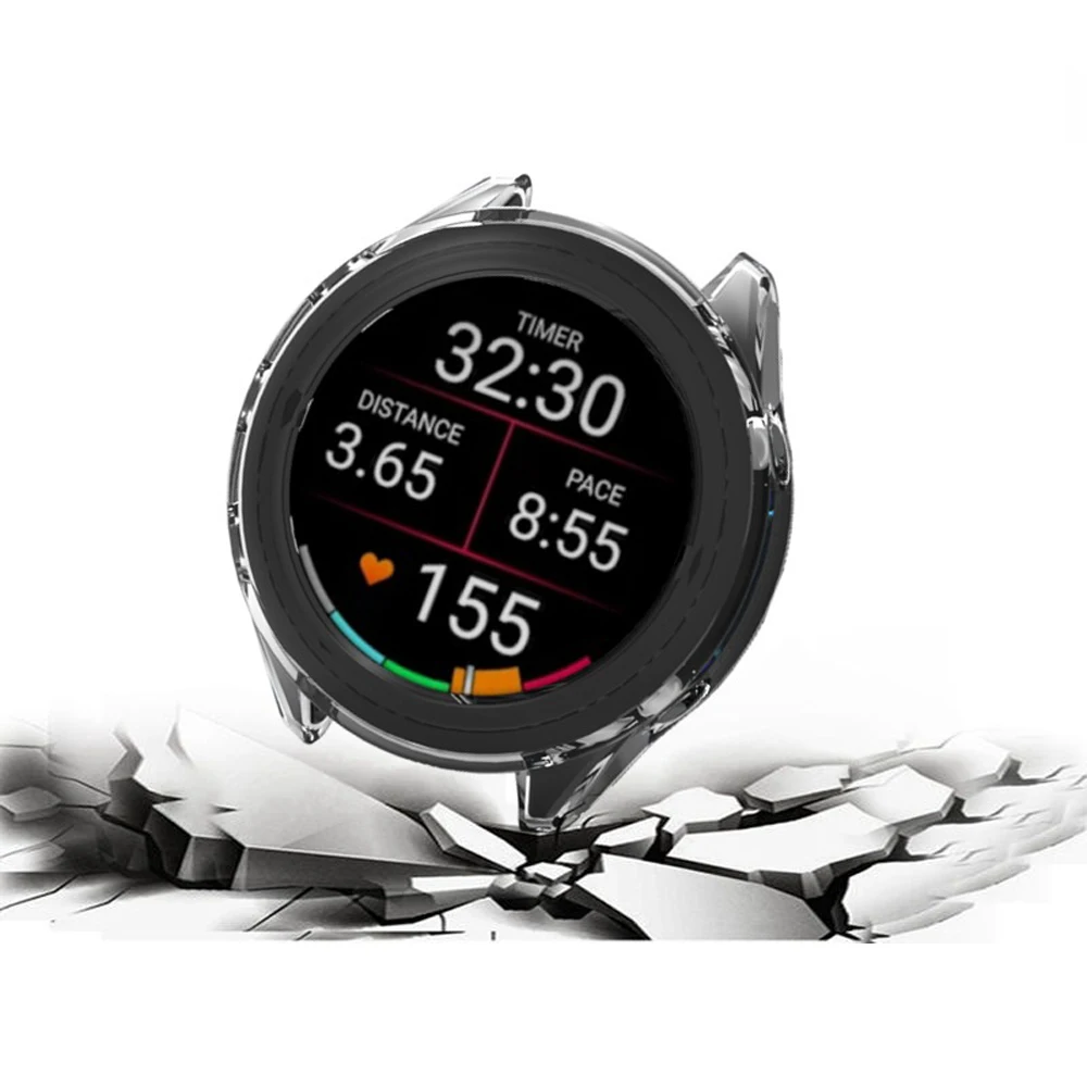 Enhanced TPU Protective Bumper Cover for Smartwatch - Soft Shell Skin Guard