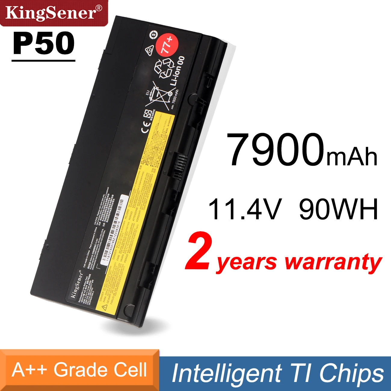 Kingsener-nova Bateria para Notebook Compatível com Lenovo Thinkpad P50 P51 P52 00ny45 00ny491 00nyferramenta Sb10h45075 Sb10h45076 Sb10h45077 Sb10h45078