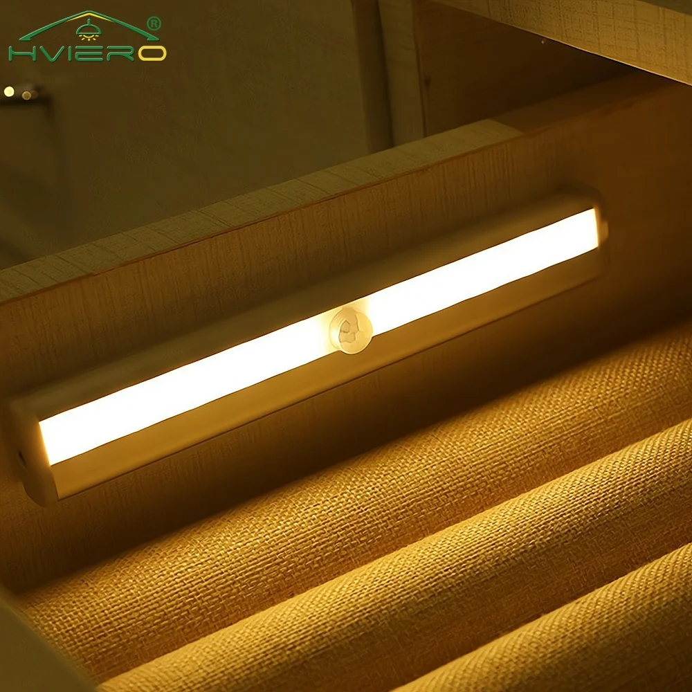 Description Picture 5 of itemPIR Motion Sensor Lamp 40led Warm White USB Cabinet Night Light Closet Bed Under Smart Perception Wardrobe For Stairs Dormitory