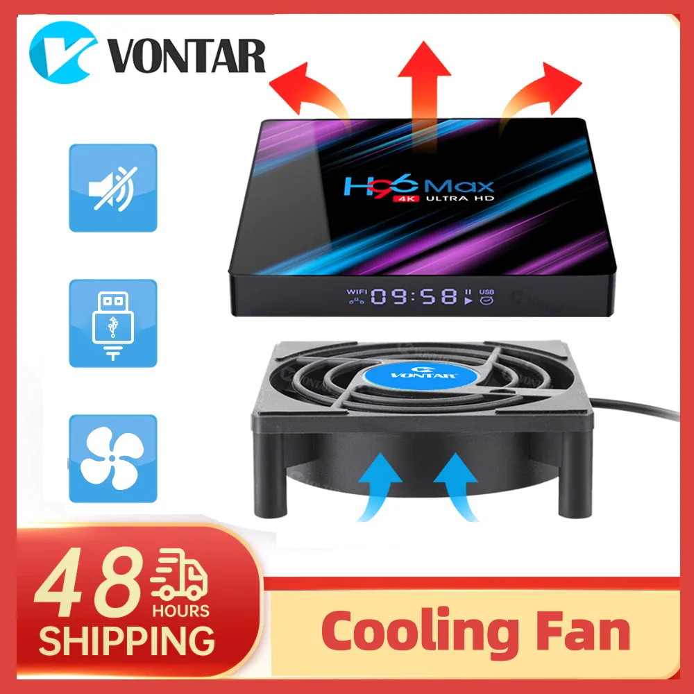 C1 Mini wentylator chłodzący dla TV Box z androidem Mini PC chłodnicy