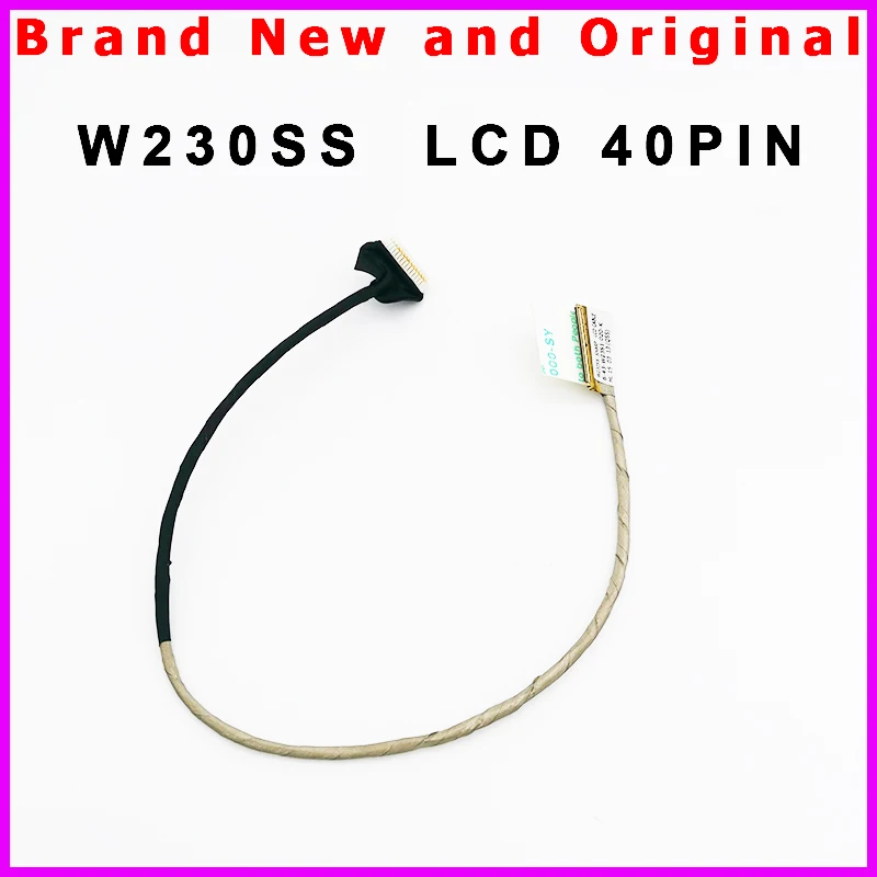 New Laptop LCD Cable for Clevo W230 W230SS for Sharp panel screen LCD cable 6-43-W23S1-020-K